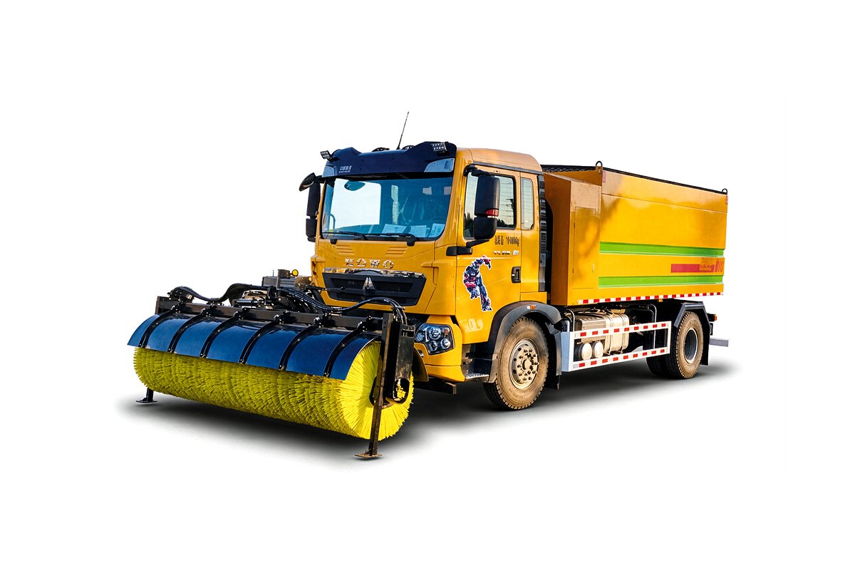 Snow Removal Truck — Granular Spreader (HOWO 18T / 25T)